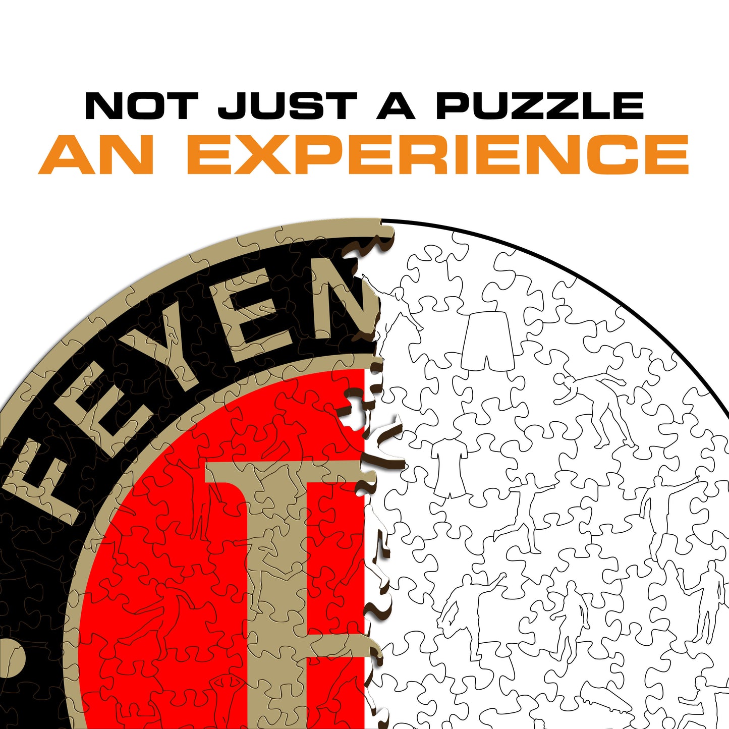 Feyenoord® Logo - Wooden Puzzle