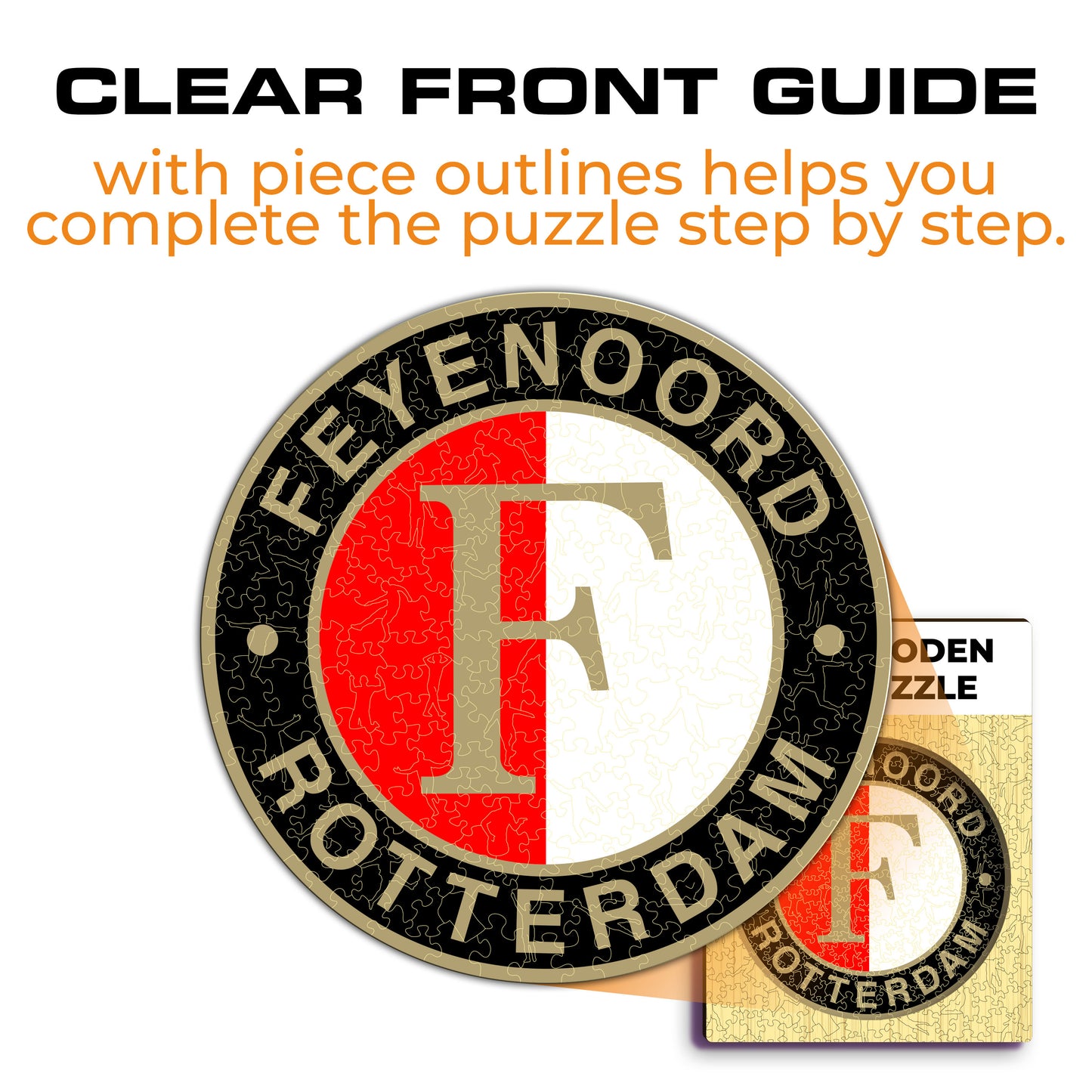 Feyenoord® Logo - Wooden Puzzle