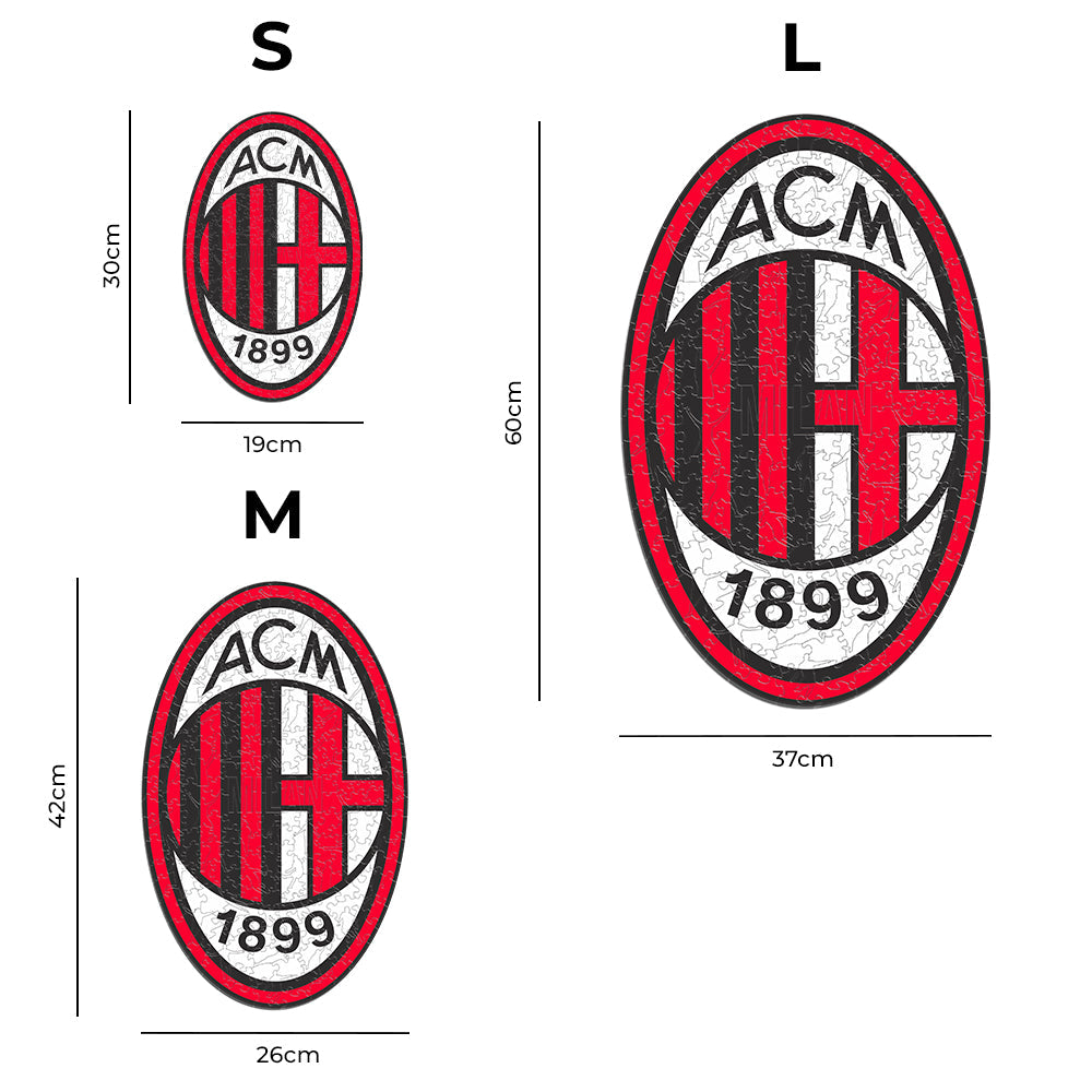 2 PACK AC Milan® Logo + Retro Logo