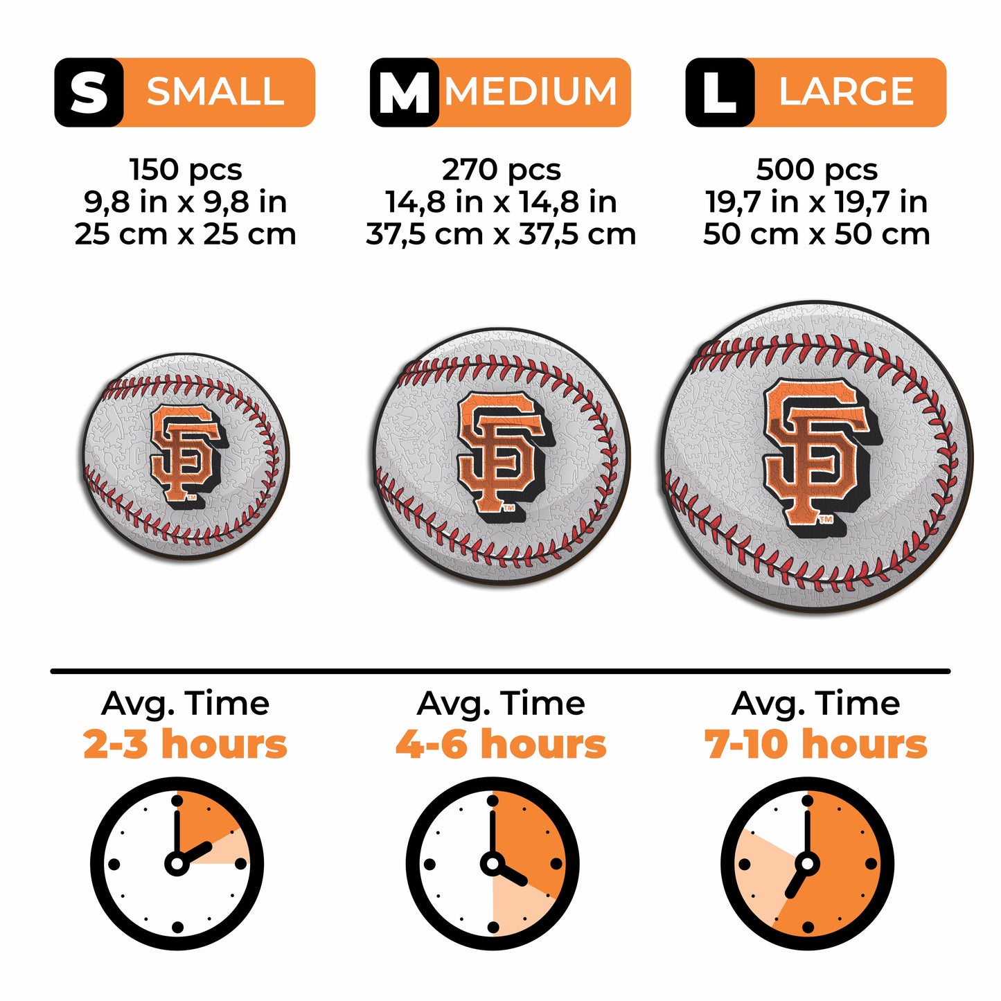2 PACK San Francisco Giants™ - Baseball + Logo