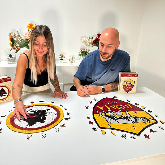AS Roma® ロゴ ルペット - 木製パズル
