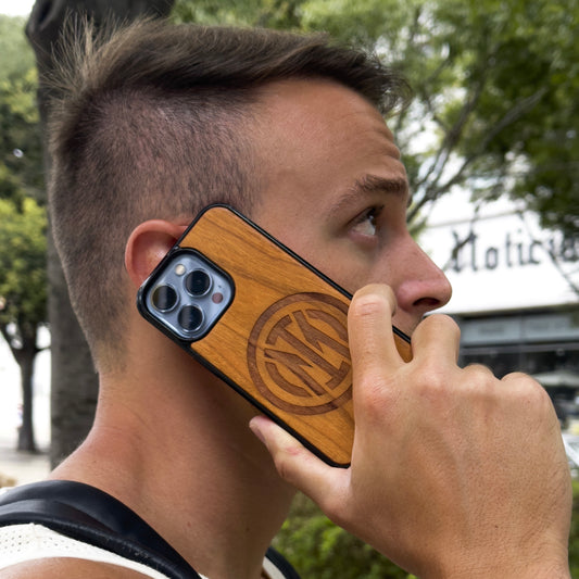 FC Inter® - 木製携帯電話ケース(MagSafe対応)