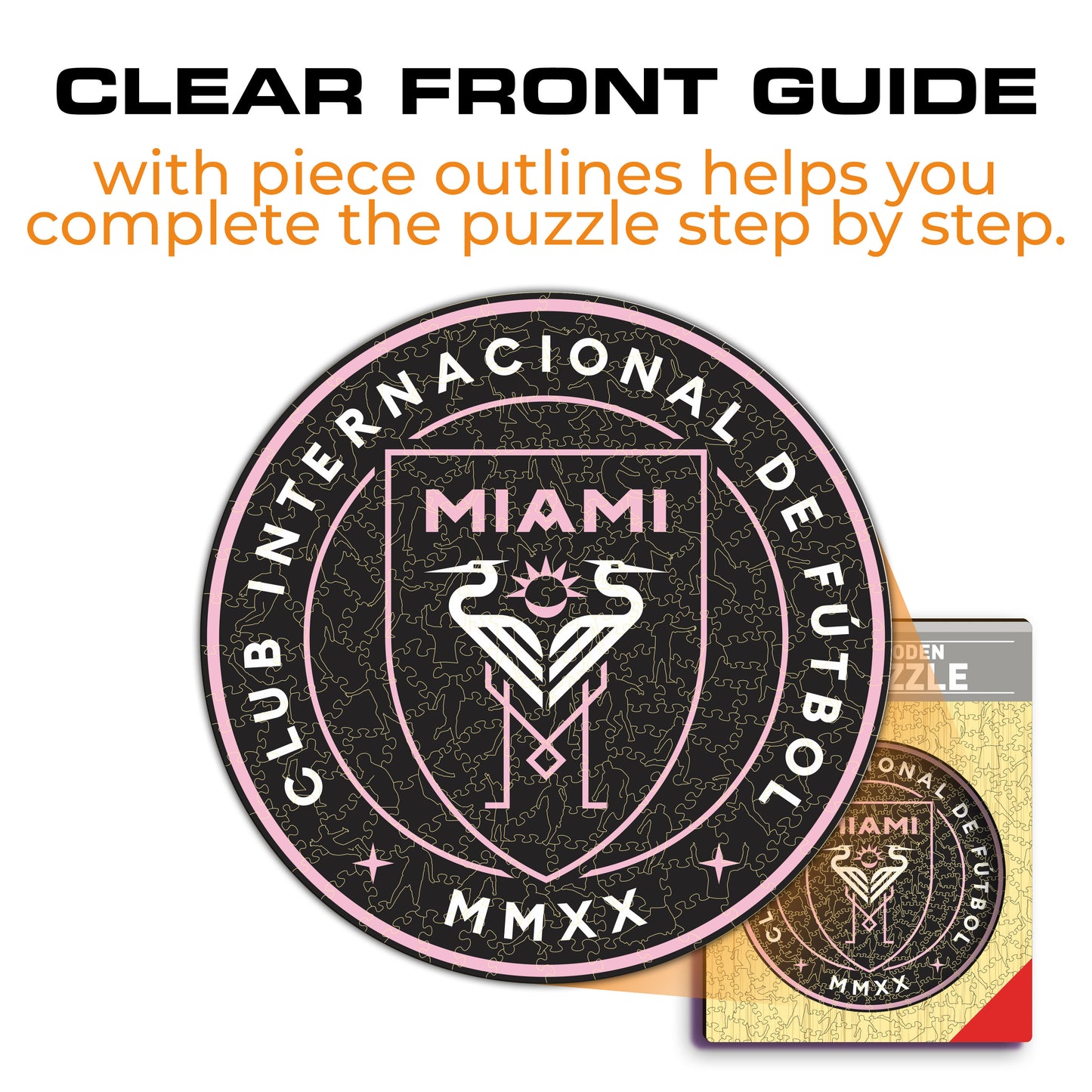 Inter Miami CF® Logo - Wooden Puzzle