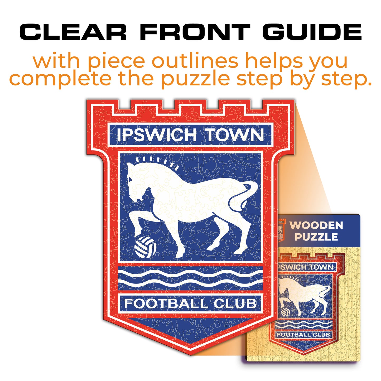 Ipswich Town FC® Logo - Wooden Puzzle