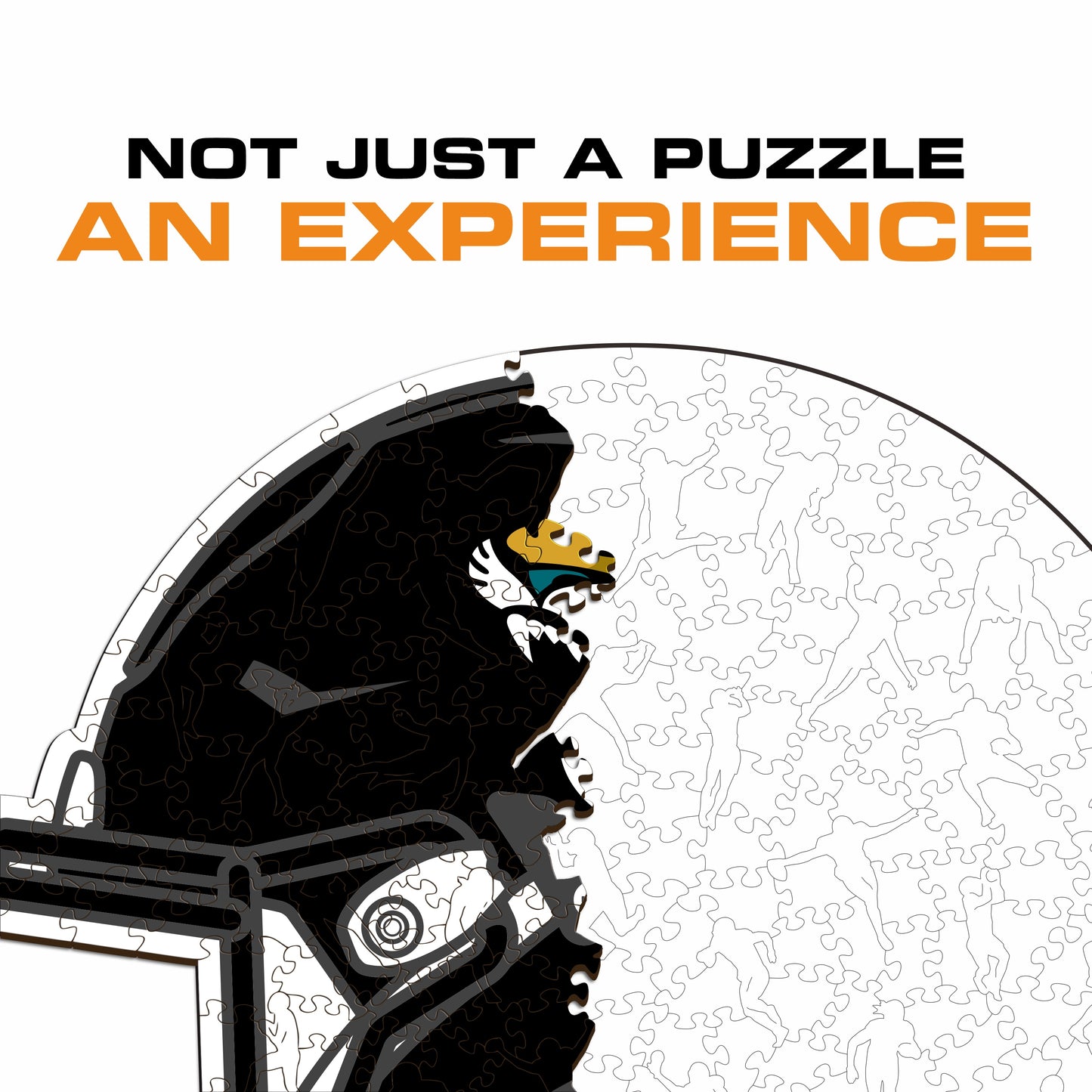 Jacksonville Jaguars™ Helmet - Wooden Puzzle