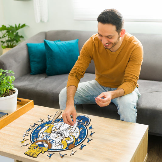 Mascote do Kansas City Royals™ - Quebra-cabeça de madeira