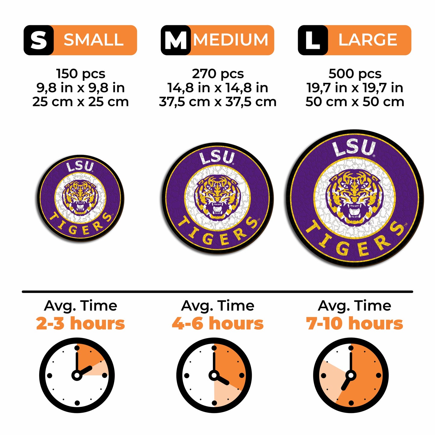Louisiana State University - Wooden Puzzle