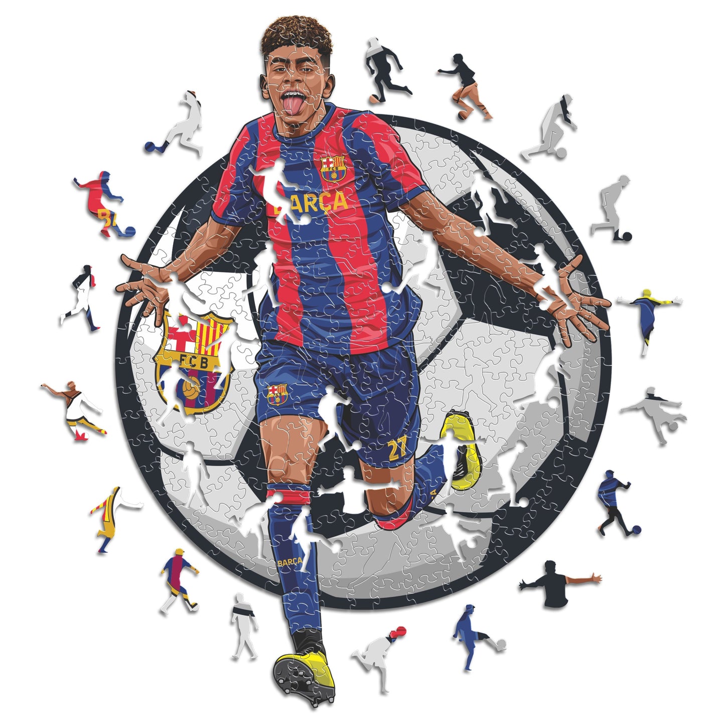 2 PACK FC Barcelona® Logo + Yamal