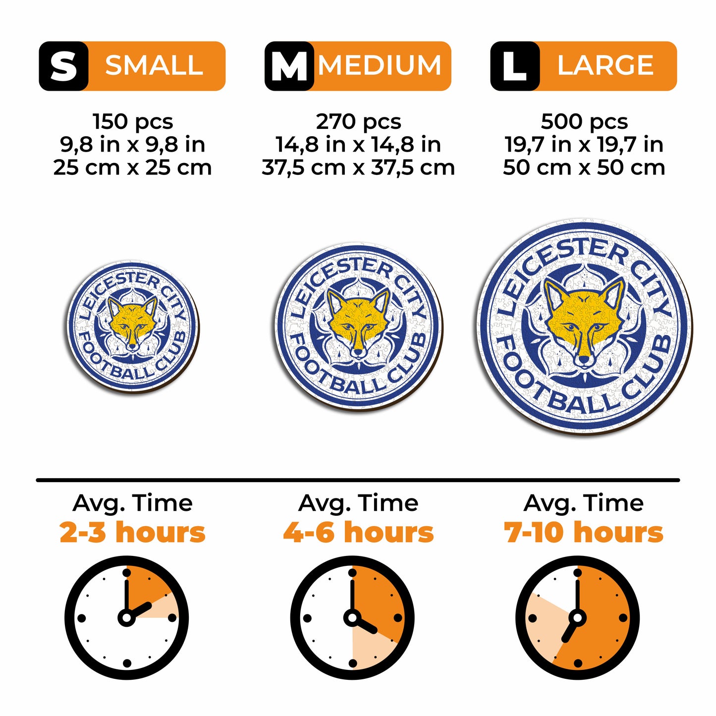 Leicester City FC® Logo - Wooden Puzzle