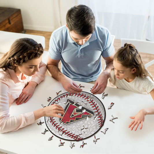 Arizona Diamondbacks™ - Quebra-cabeça de madeira