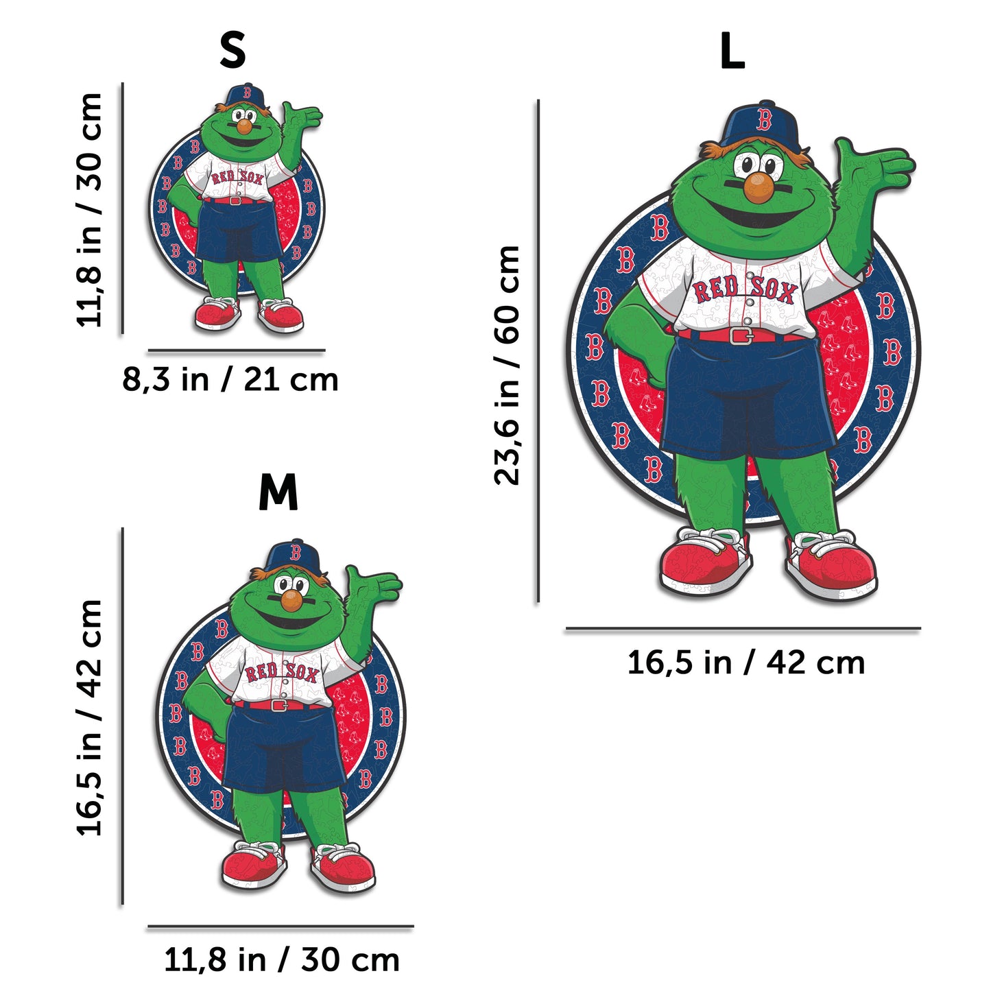 Pacote com 2 unidades de beisebol Boston Red Sox™ + mascote