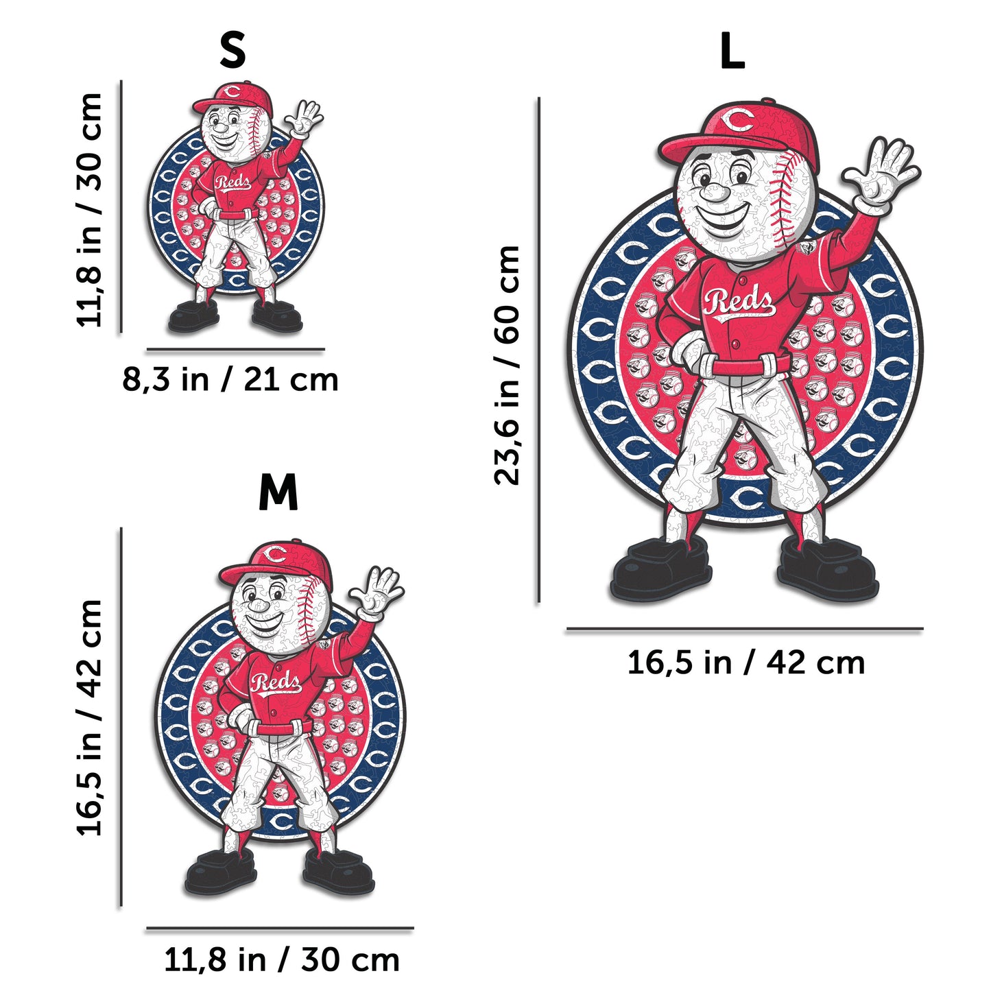 2 PACK Cincinnati Reds™ Baseball + Mascot