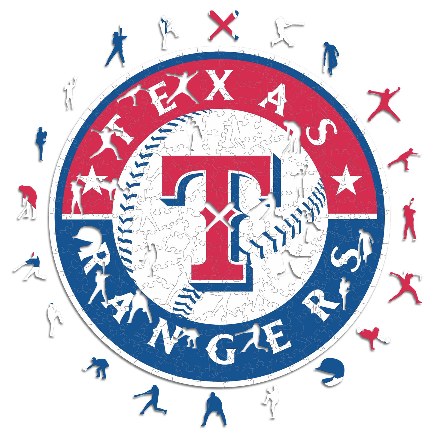 Texas Rangers™ - Wooden Puzzle