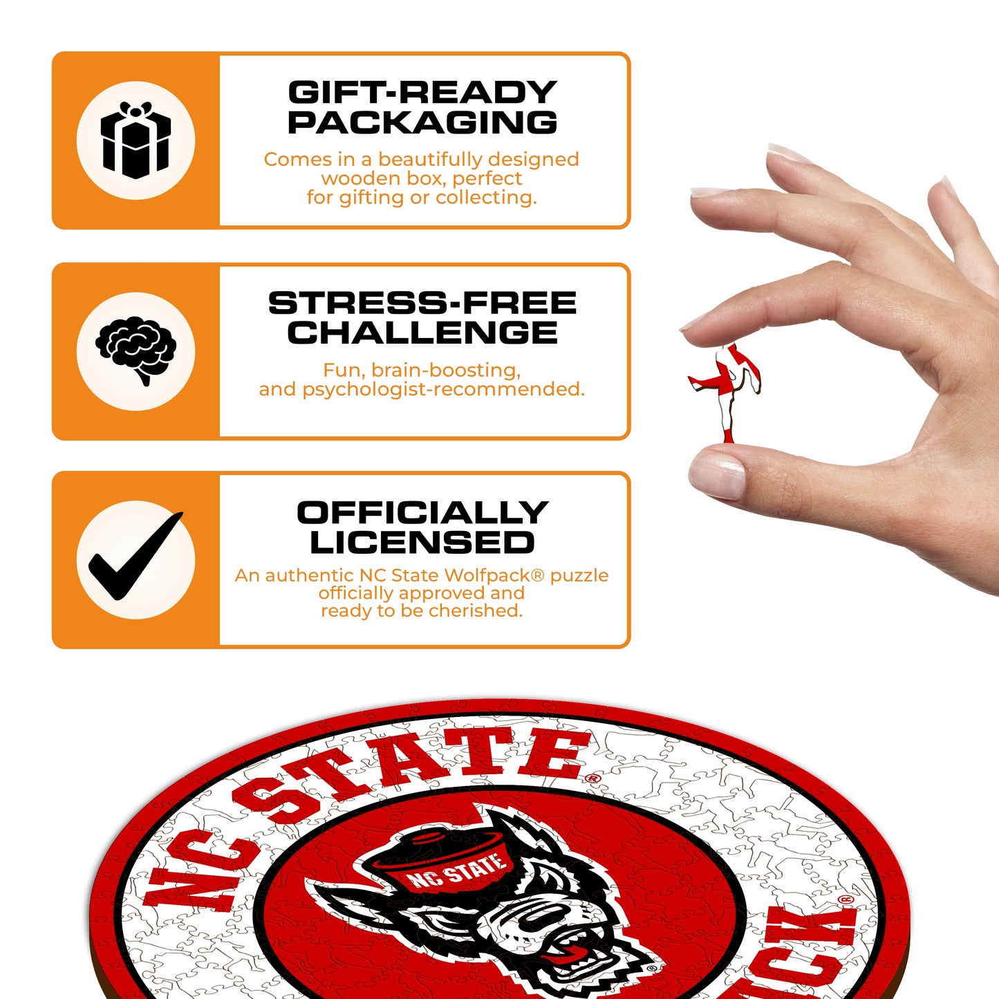 North Carolina State University - Wooden Puzzle