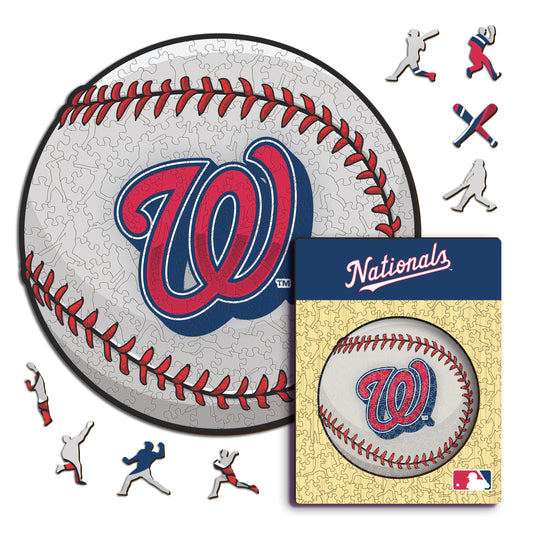 Washington Nationals™ - Quebra-cabeça de madeira
