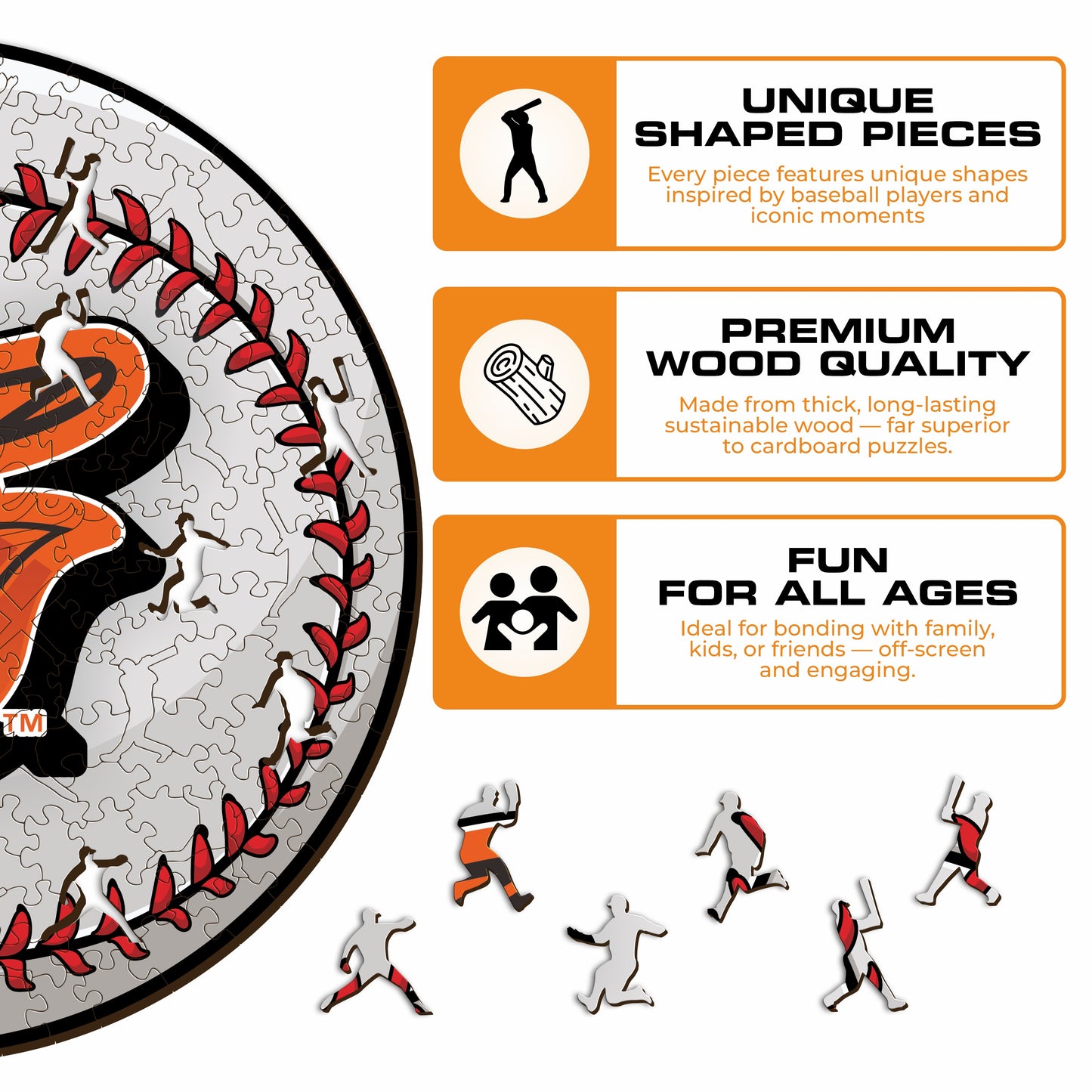 Baltimore Orioles™ - Wooden Puzzle