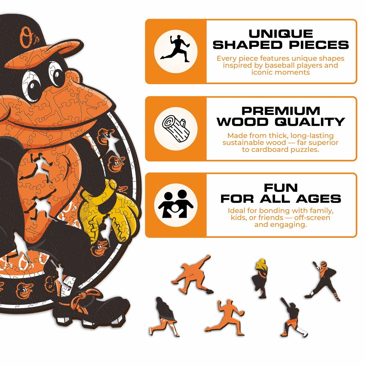 2 PACK Baltimore Orioles™ Logo + Mascot