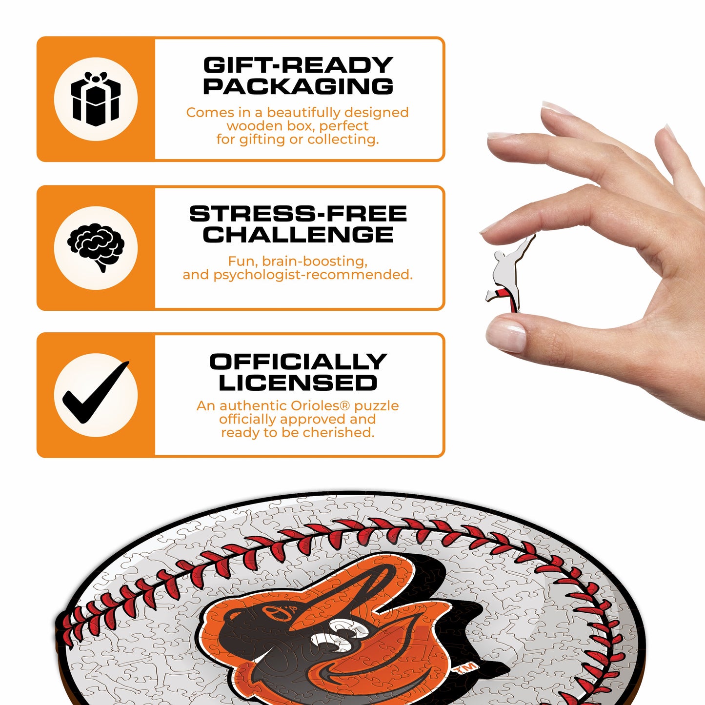 Baltimore Orioles™ - Wooden Puzzle