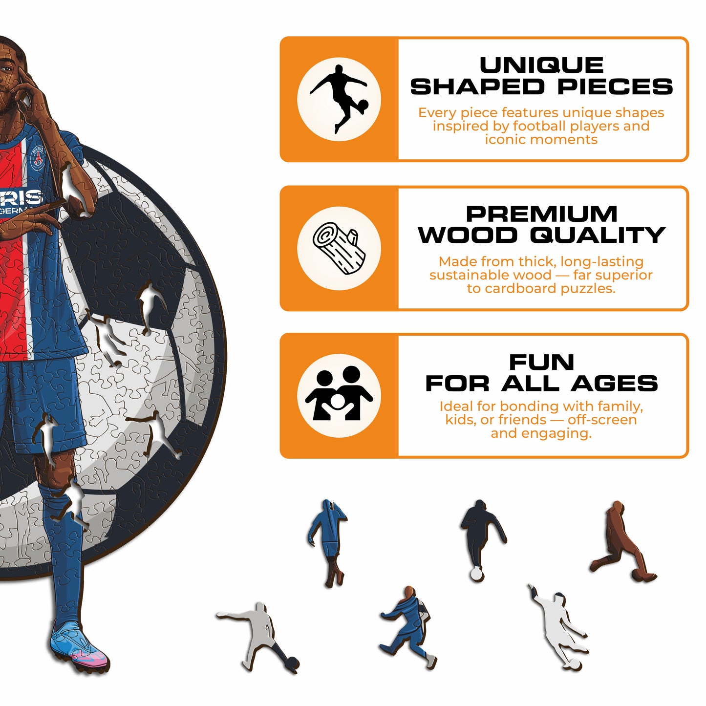 Ousmane Dembélé - Wooden Puzzle