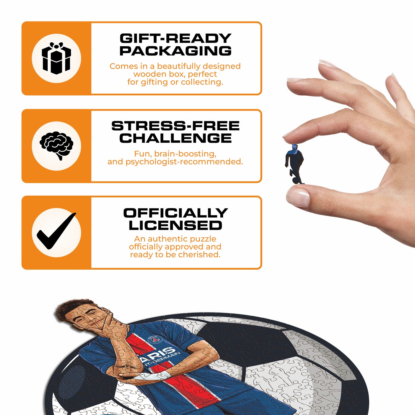2 PACK Paris Saint-Germain FC® Logo + Doué