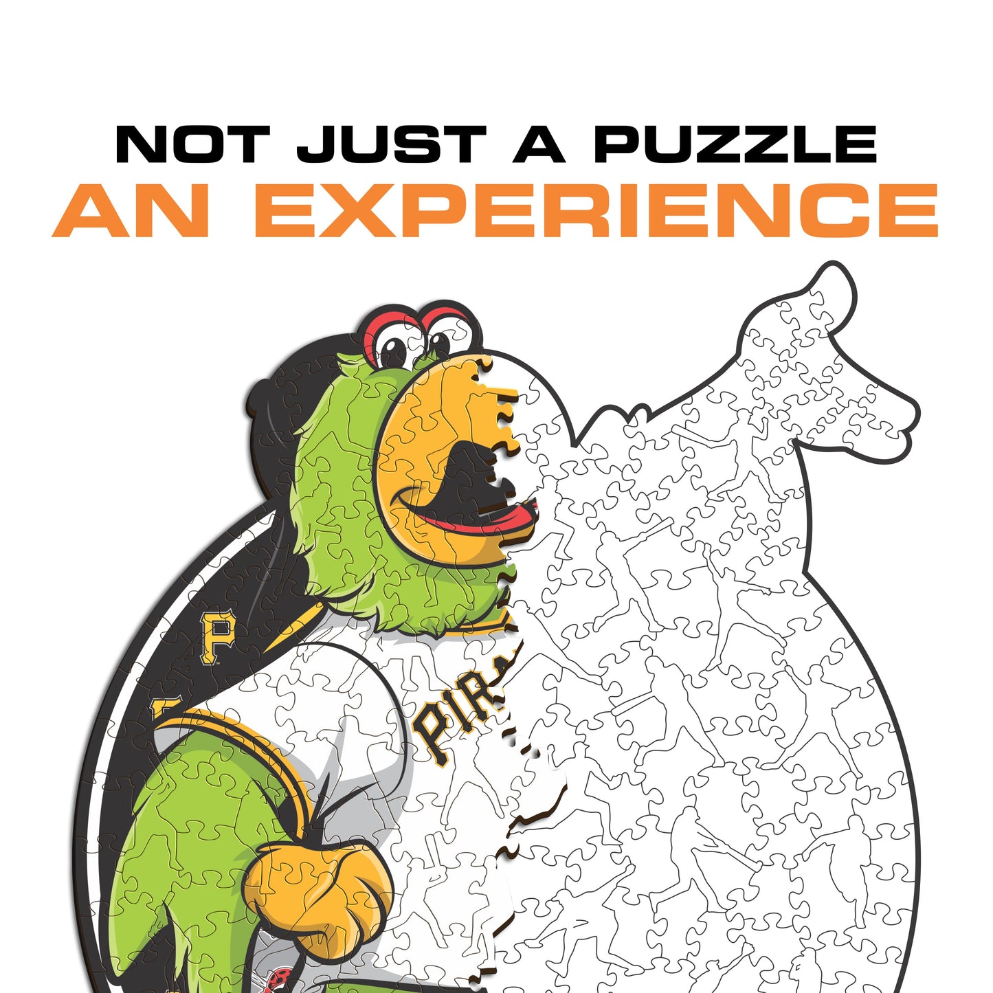 Pittsburgh Pirates™ Mascot - Wooden Puzzle