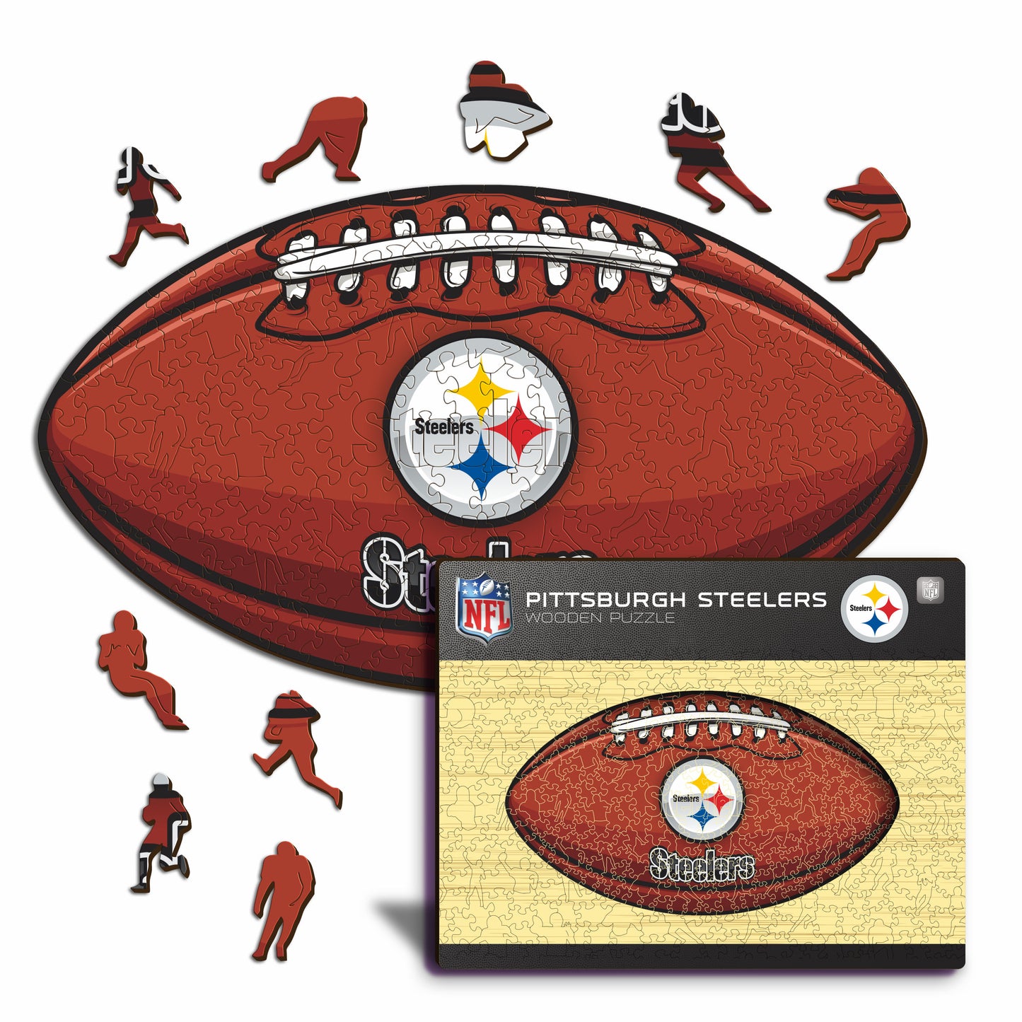 Pittsburgh Steelers™ Football - Wooden Puzzle