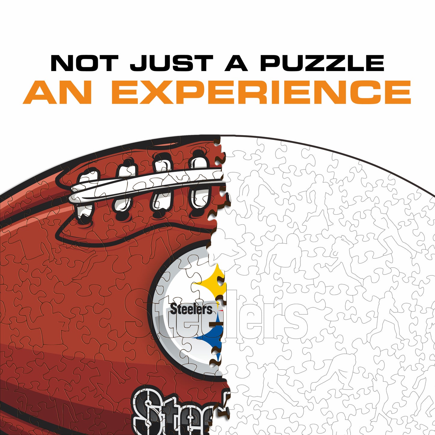 Pittsburgh Steelers™ Football - Wooden Puzzle
