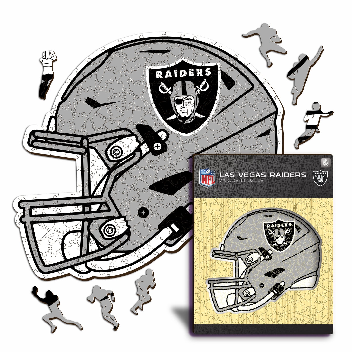 Capacete Las Vegas Raiders™ - Quebra-cabeça de madeira