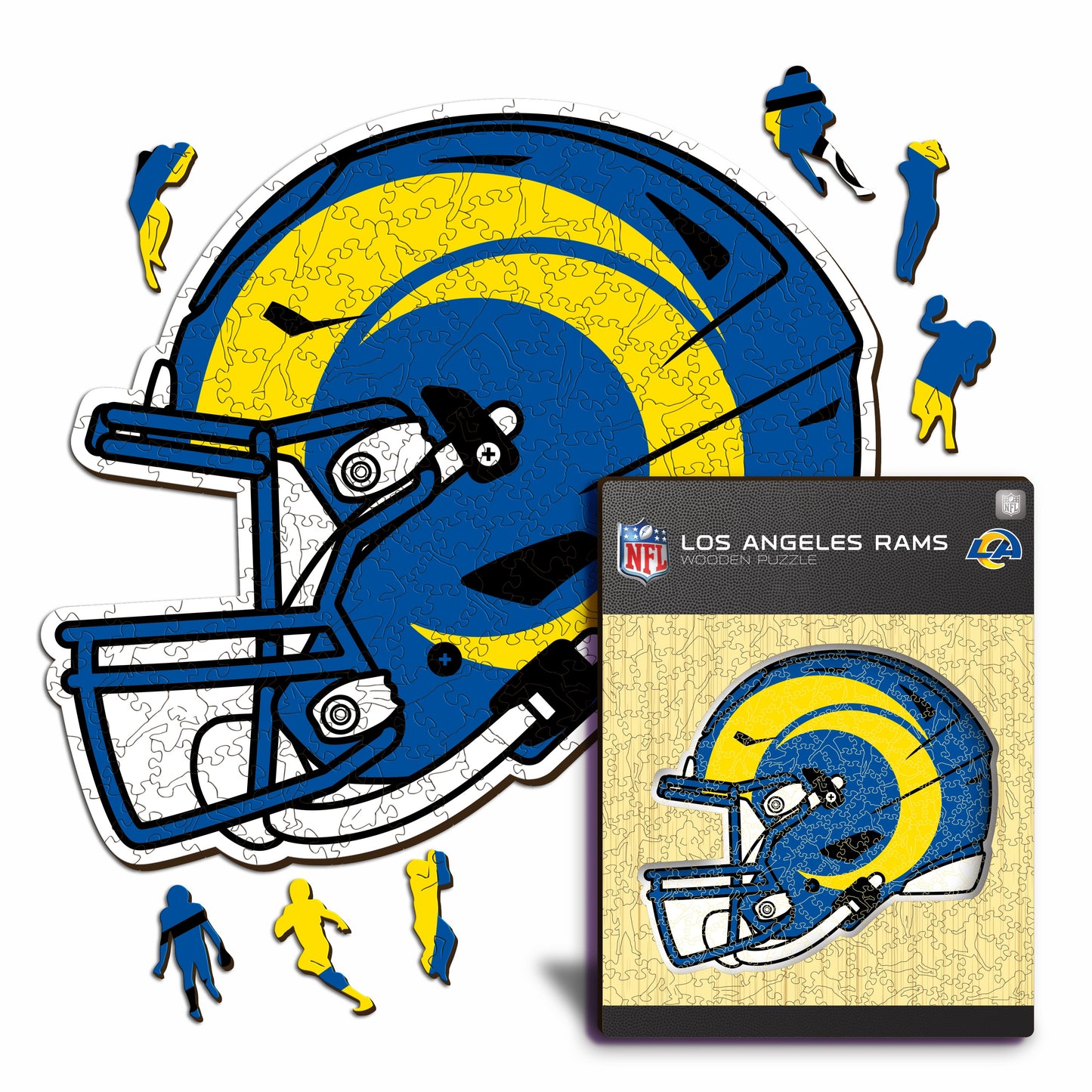 Los Angeles Rams™ Helmet - Wooden Puzzle