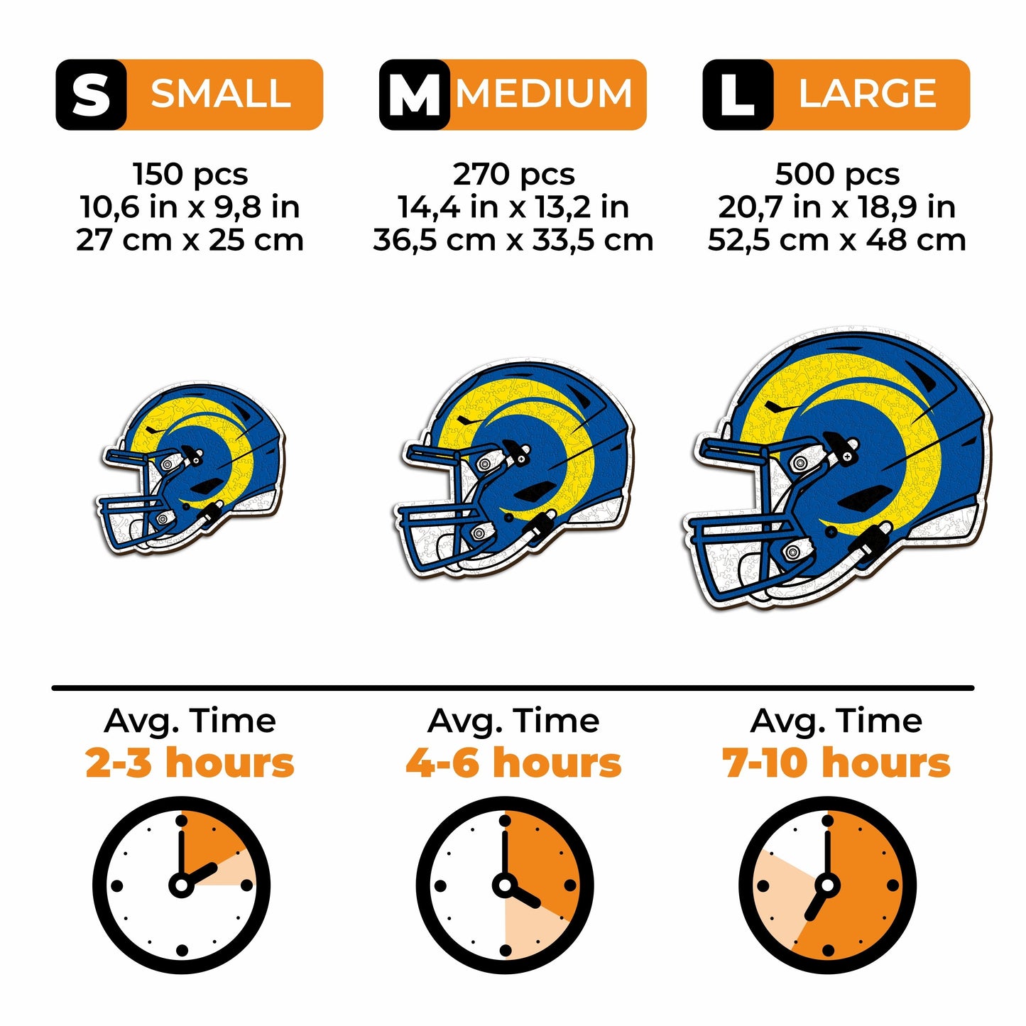 2 PACK Los Angeles Rams™ Football + Helmet
