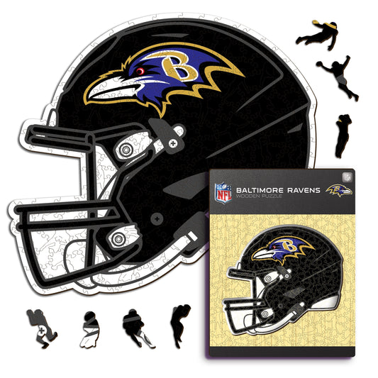 Baltimore Ravens™ Helmet - Wooden Puzzle