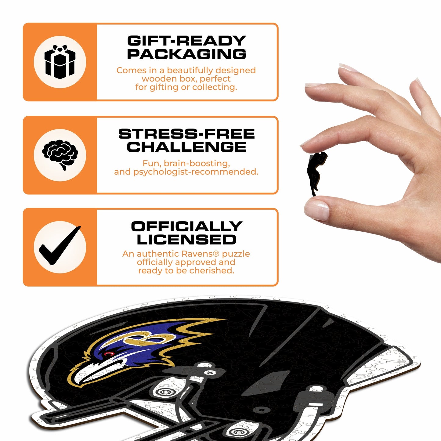 2 PACK Baltimore Ravens™ Football + Helmet