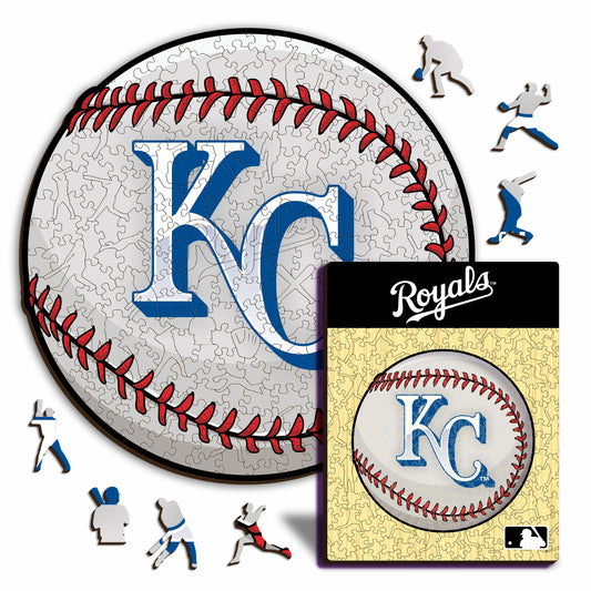 Kansas City Royals™ - quebra-cabeça de madeira