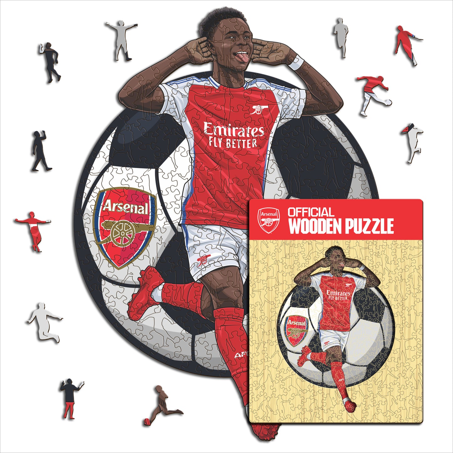 Bukayo Saka - Wooden Puzzle