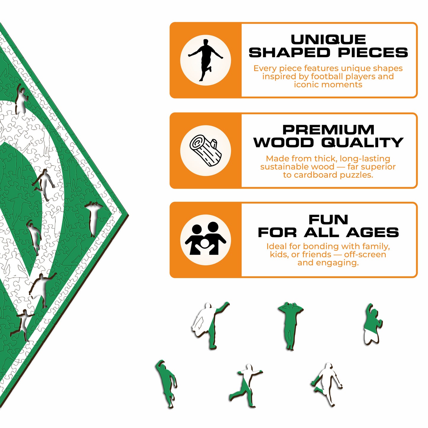 SV Werder Bremen® Logo - Wooden Puzzle