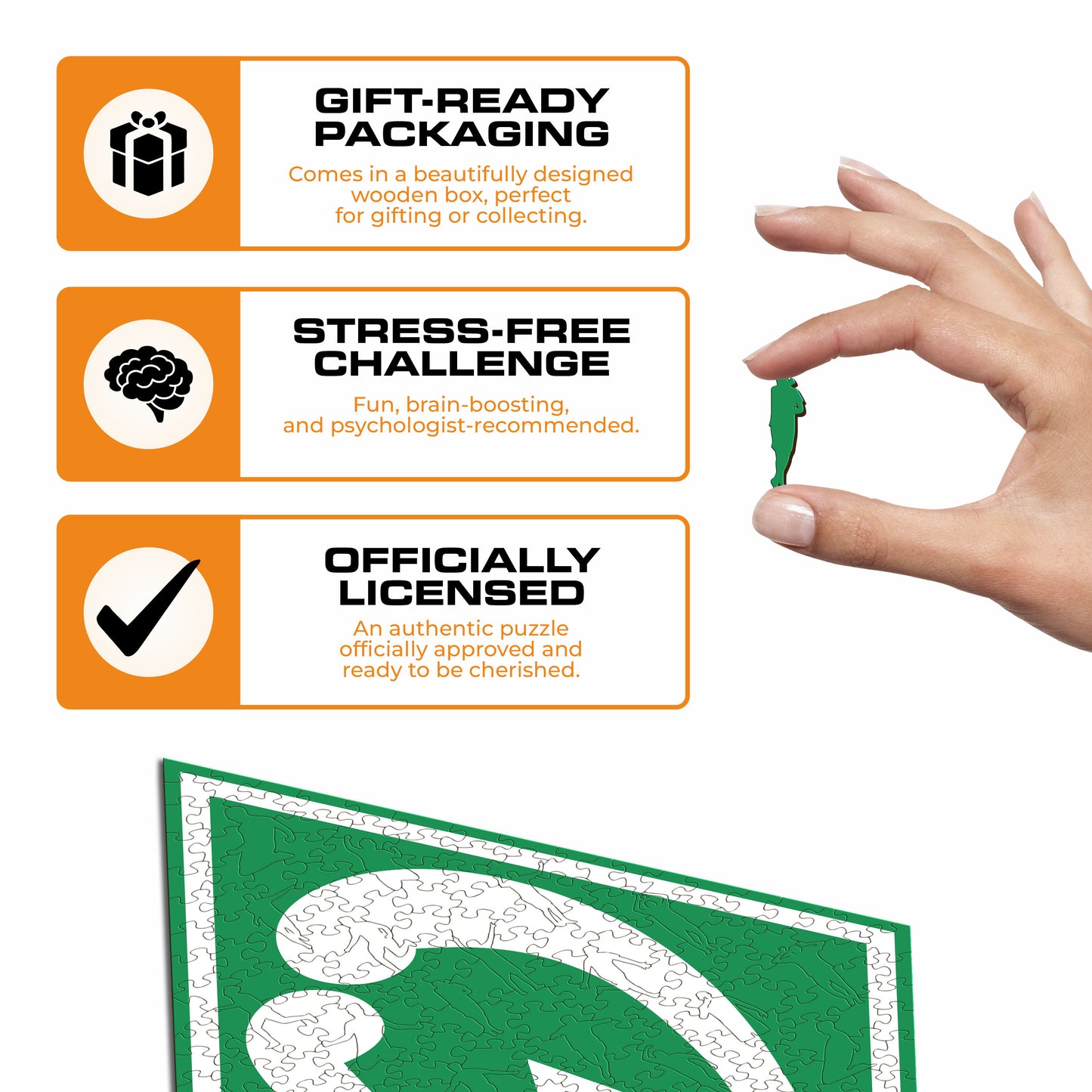 SV Werder Bremen® Logo - Wooden Puzzle