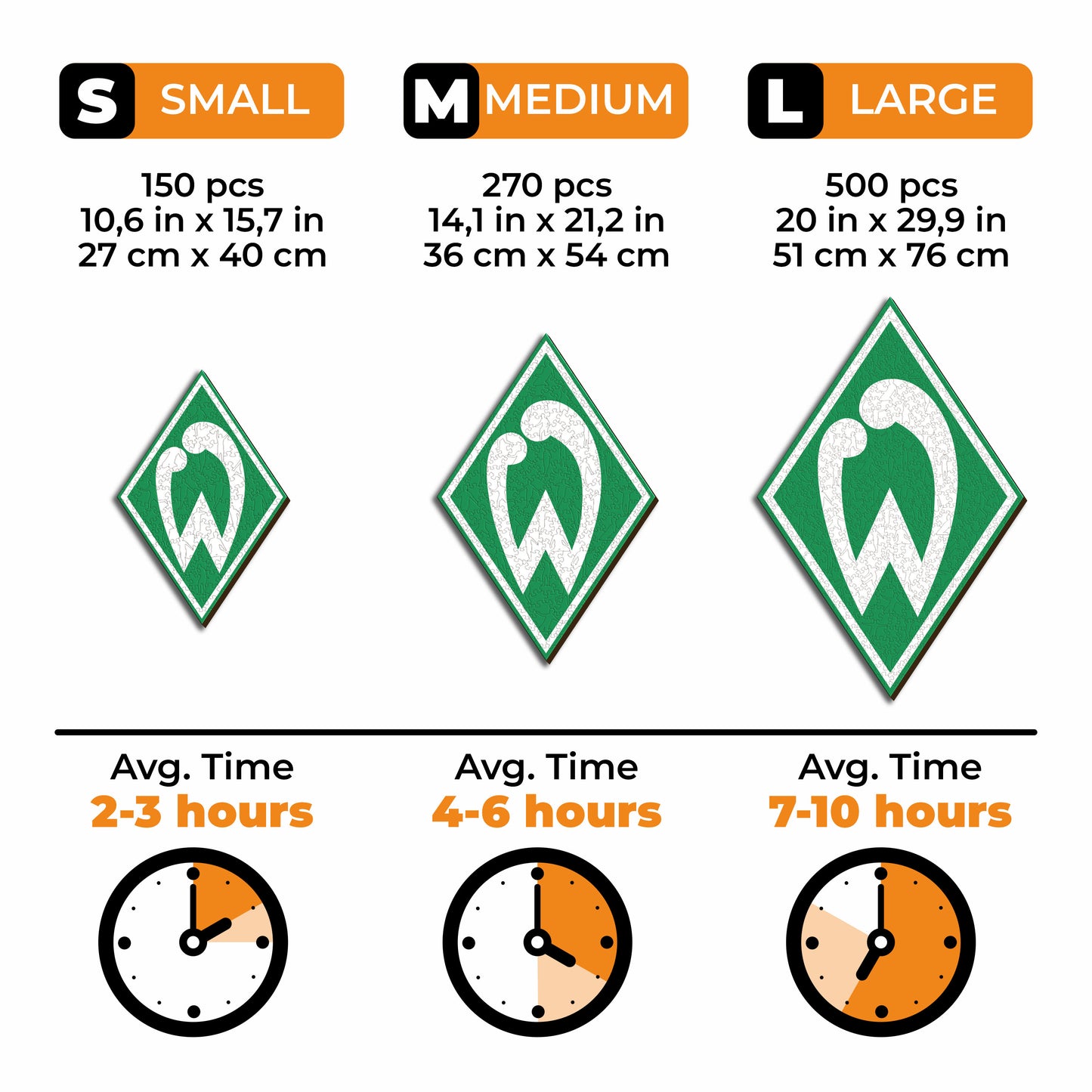 SV Werder Bremen® Logo - Wooden Puzzle