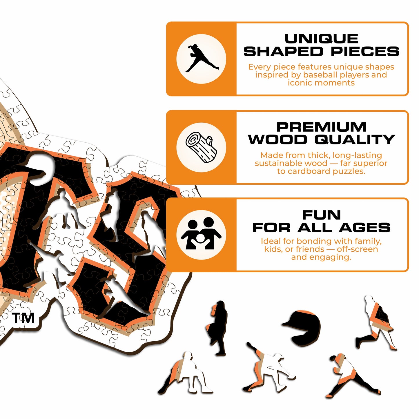San Francisco Giants™ - Wooden Puzzle
