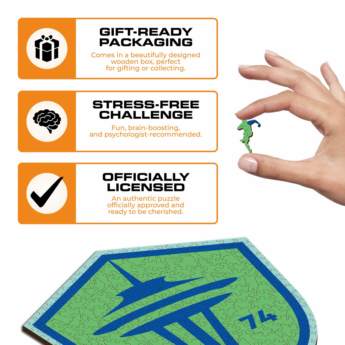 Seattle Sounders® Logo - Wooden Puzzle