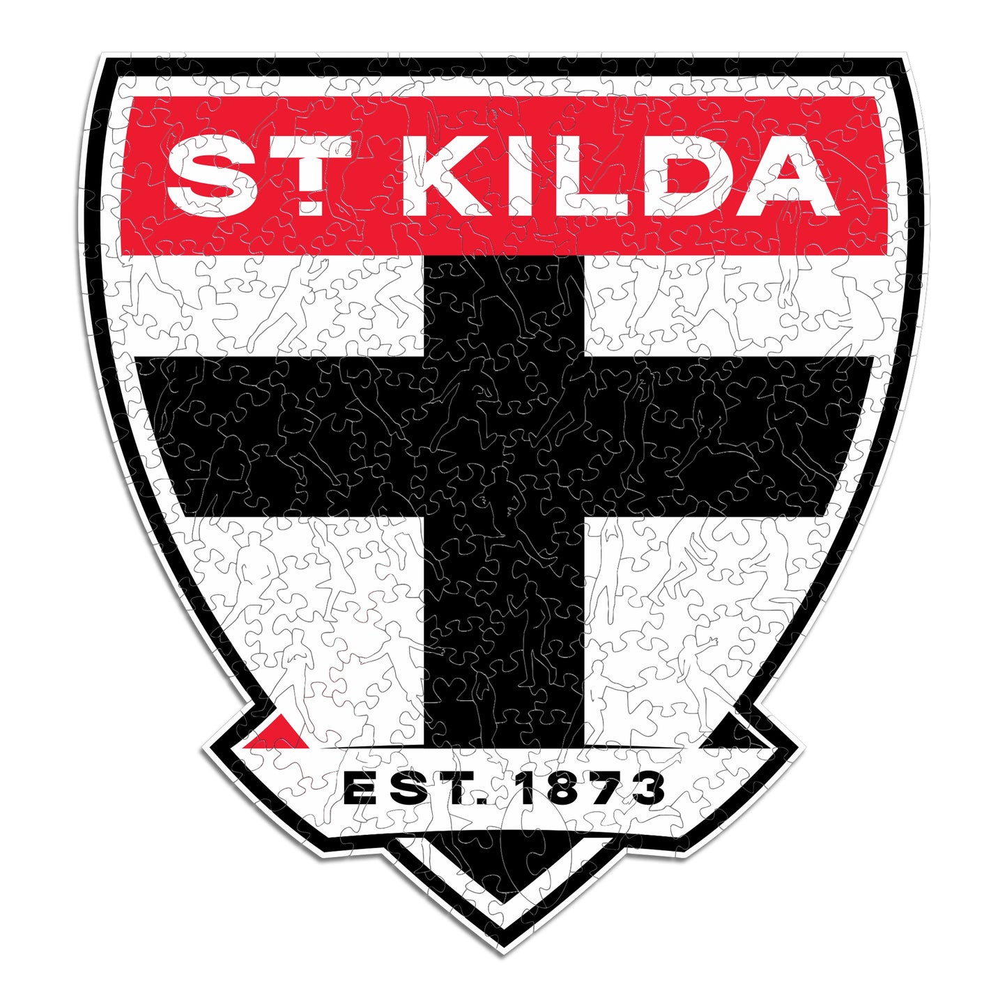 St Kilda FC Logo - Wooden Puzzle