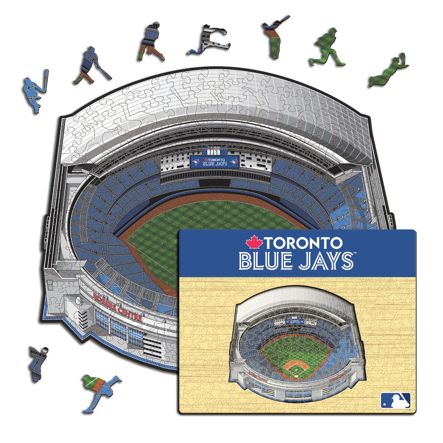 Toronto Blue Jays™ Rogers Centre Stadium - Wooden Puzzle