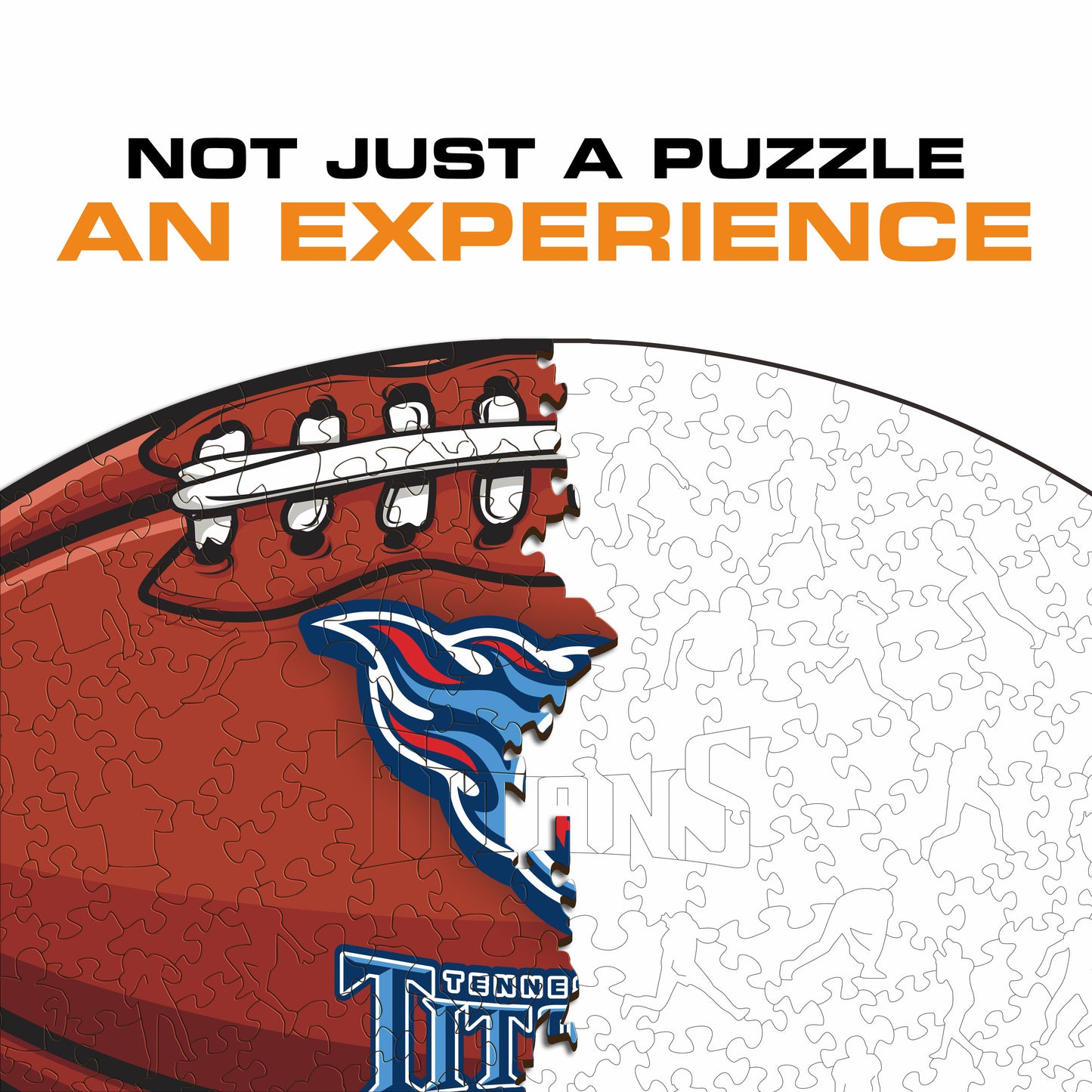 Tennessee Titans™ Football - Wooden Puzzle