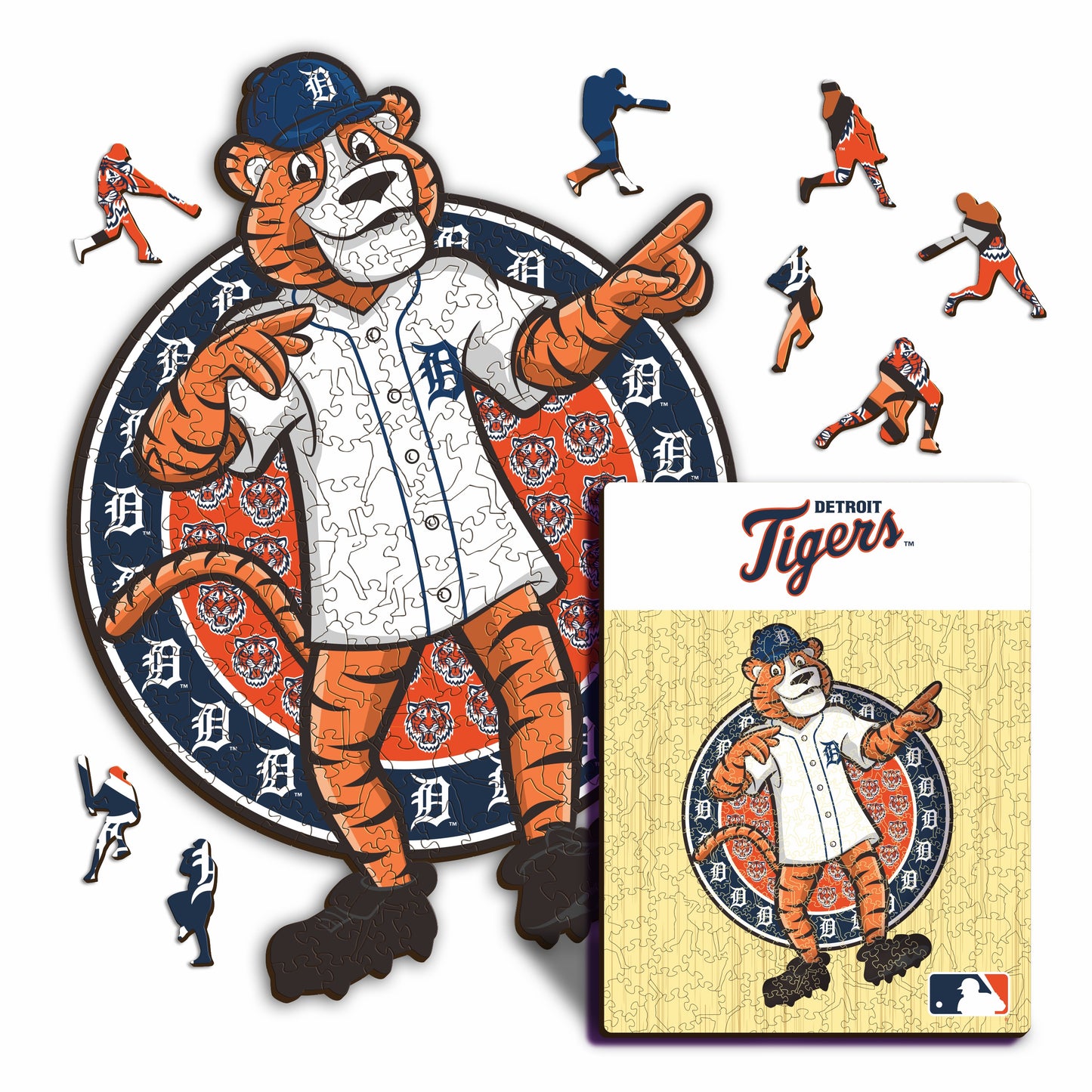 2 PACK Detroit Tigers™ Logo + Mascot