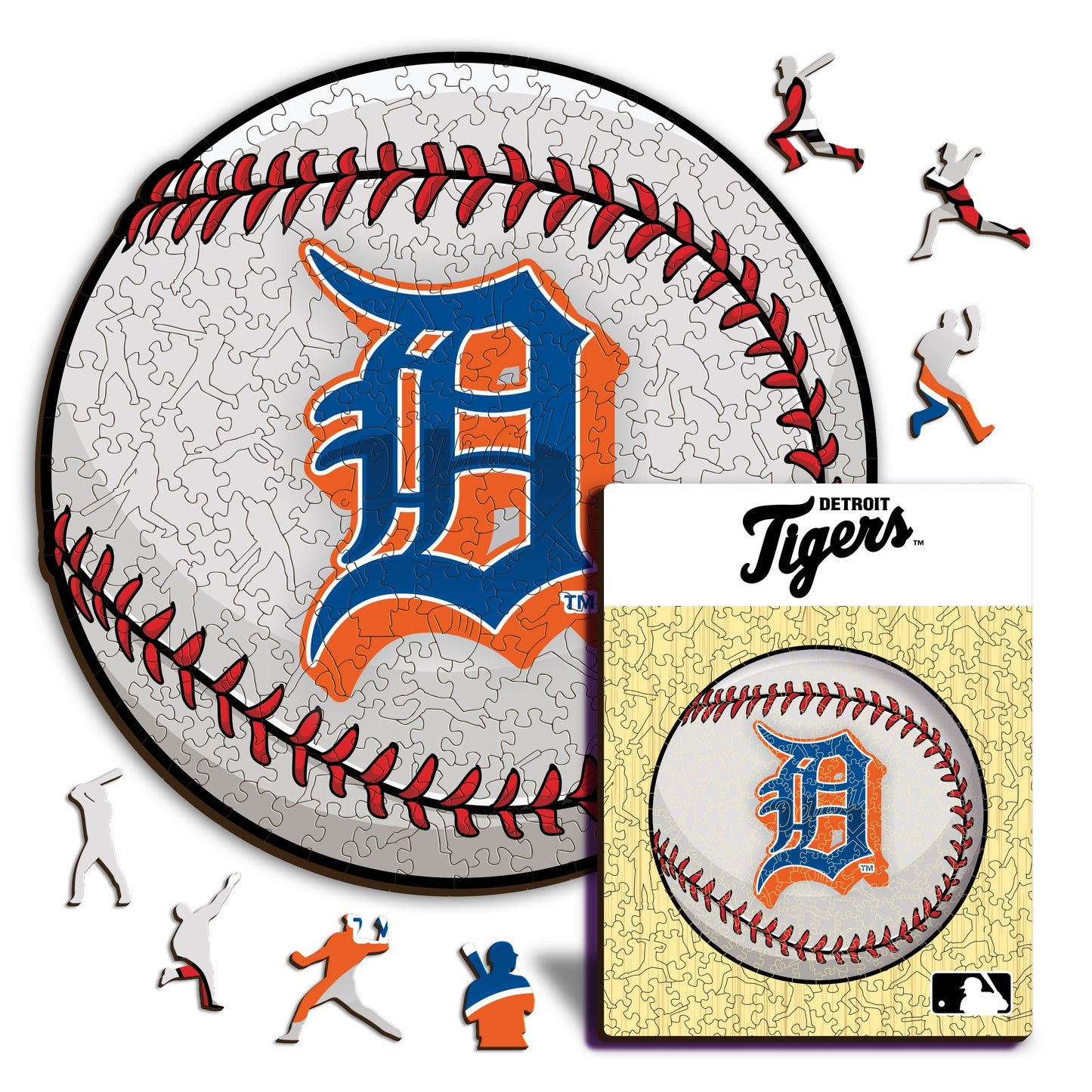 2 PACK Detroit Tigers™ Logo + Baseball