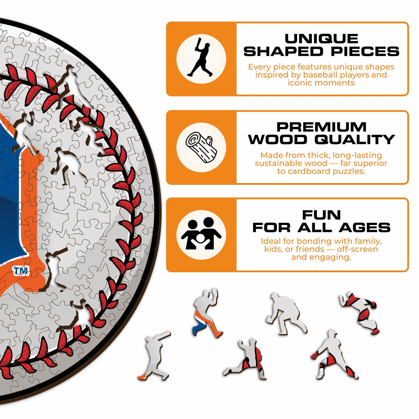 Detroit Tigers™ - Wooden Puzzle