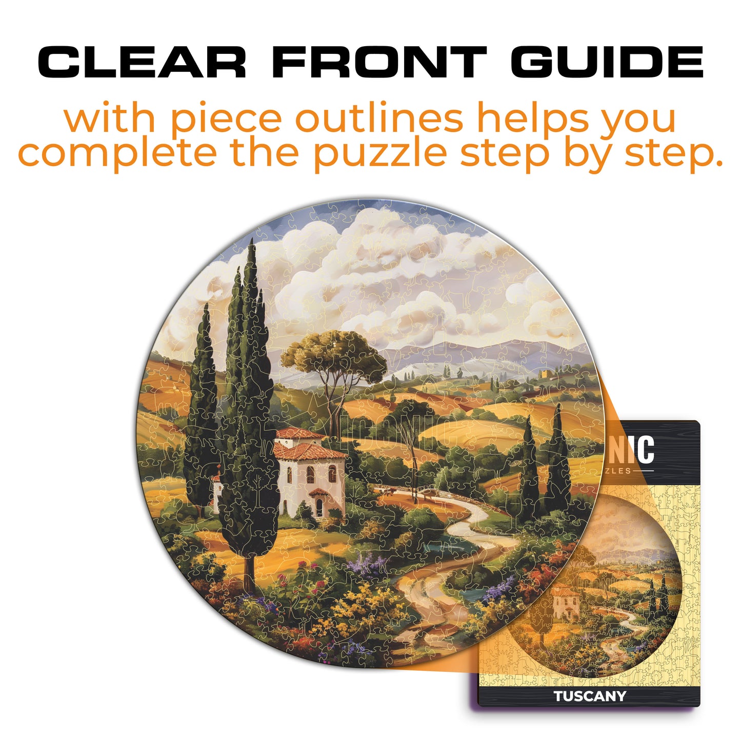 Tuscany - Wooden Puzzle