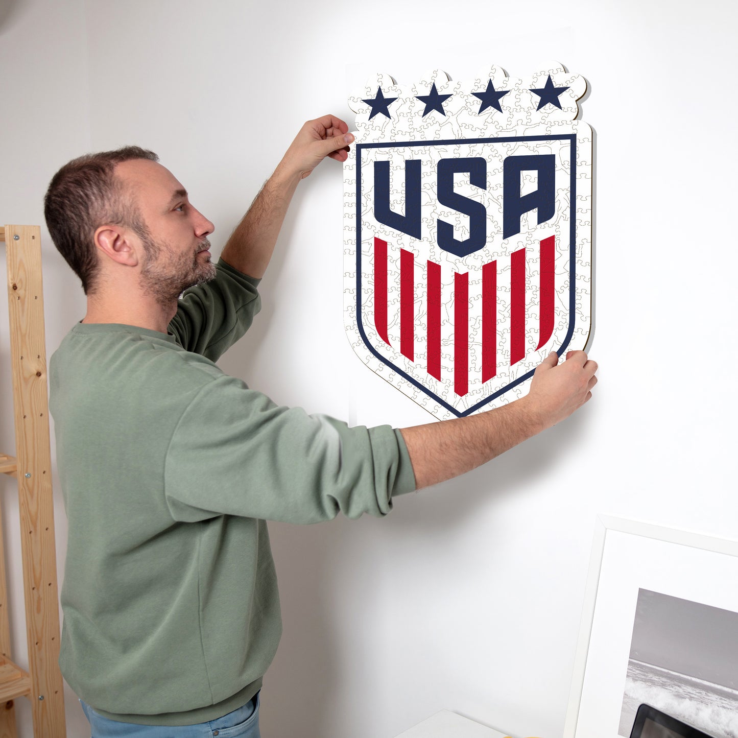 USWNT® Logo - Wooden Puzzle