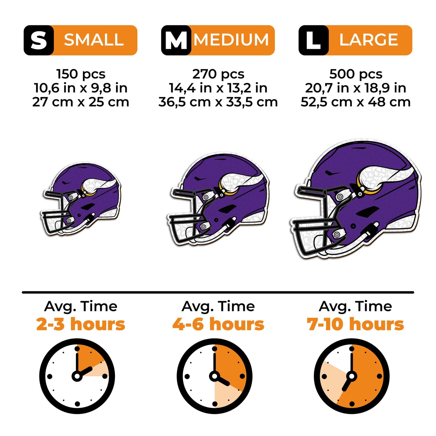 2 PACK Minnesota Vikings™ Football - Helmet