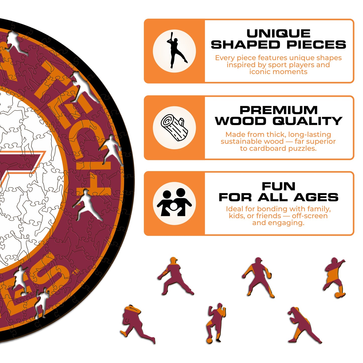 Virginia Tech University - Wooden Puzzle