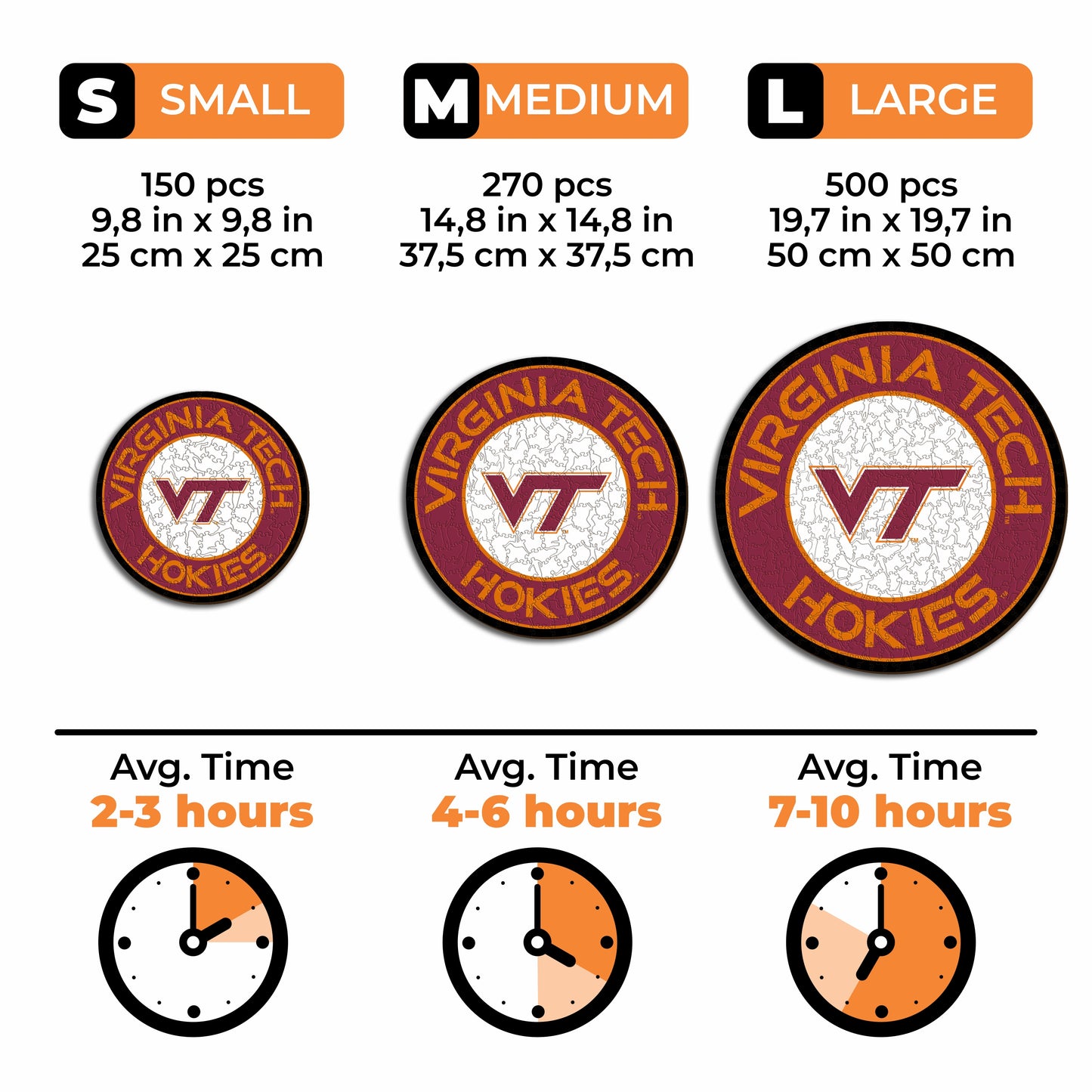 Virginia Tech University - Wooden Puzzle
